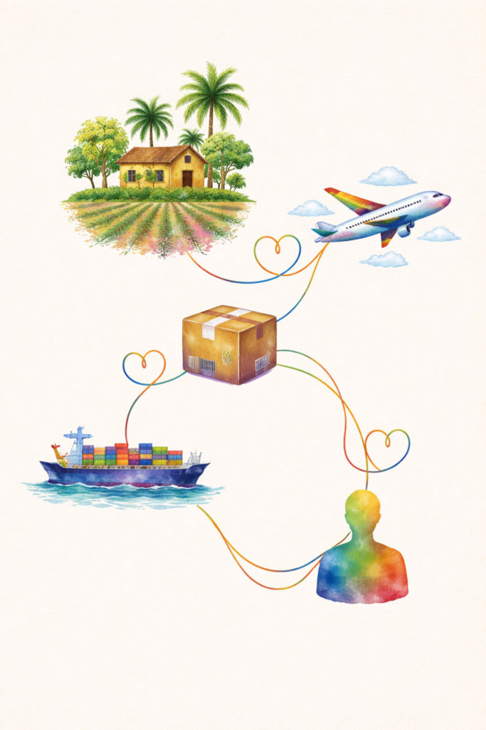 Connecting the continents seamlessly NordAtoll food drink beverage beauty products Kenya Maldives EU Denmark Sweden